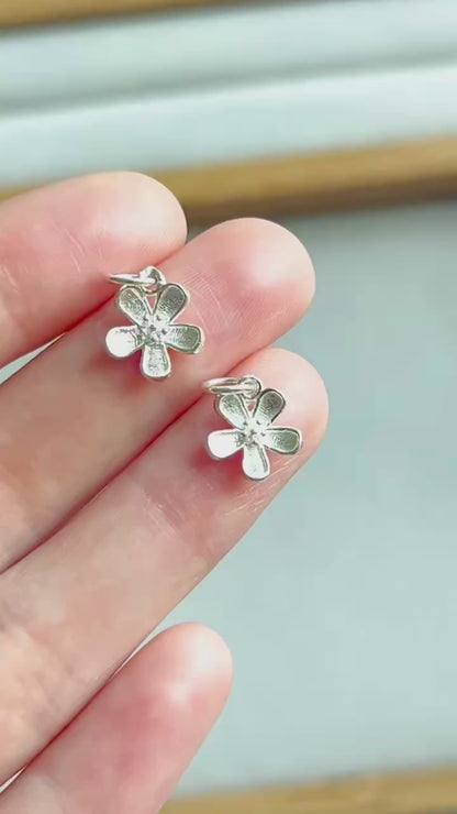 2 Sterling Silver Flower Blossom Necklace Bracelet Earring Pendants