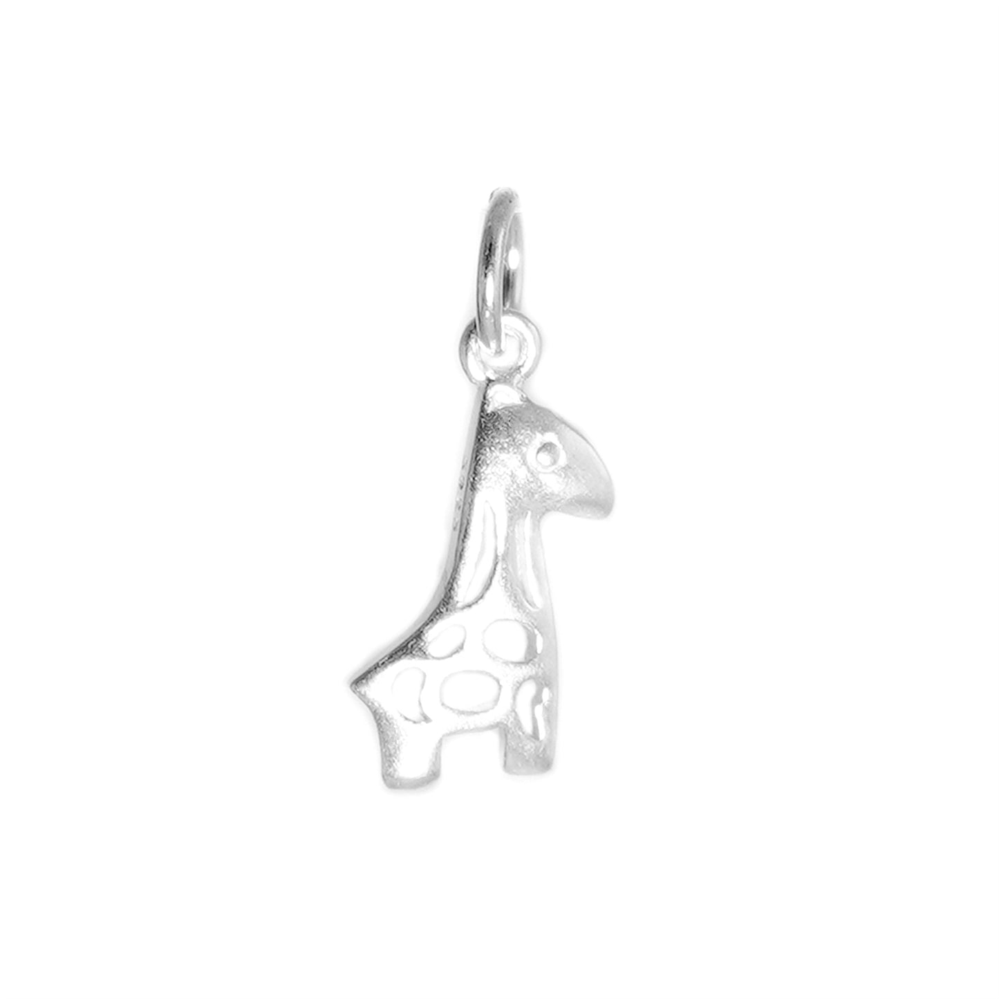 Sterling Silver Baby Giraffe Pendant Charm for Necklace & Bangle - sugarkittenlondon