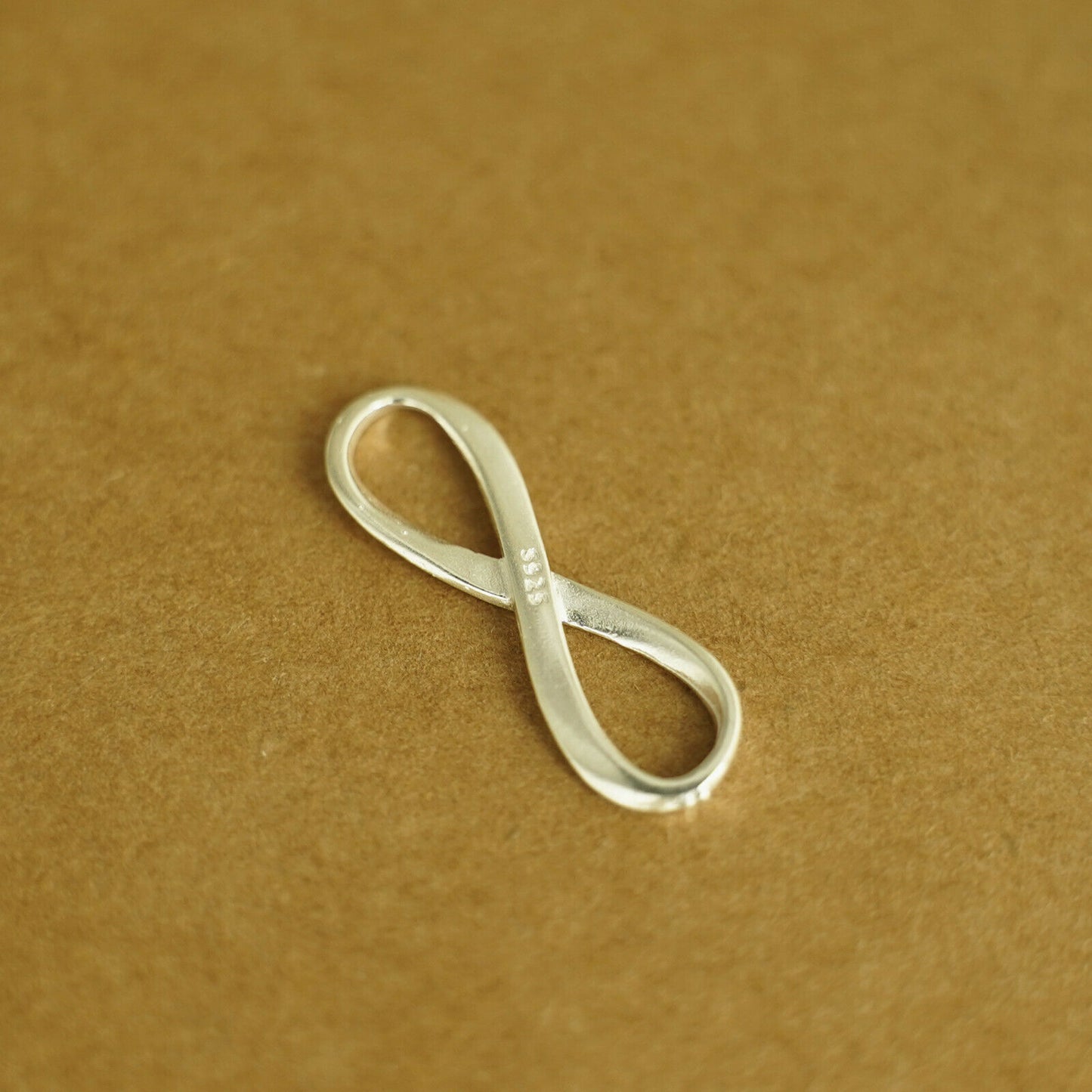 Sterling Silver Infinity Charm Infinite Love Necklace Bracelet Connector - sugarkittenlondon