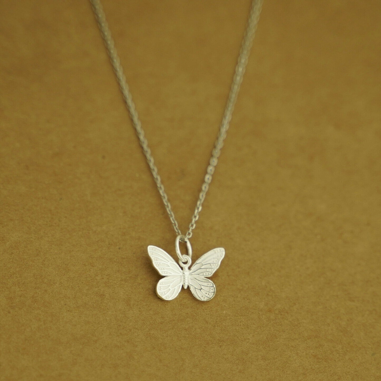 Sterling Silver Butterfly Pendant Charm for Necklace Bracelet II - sugarkittenlondon