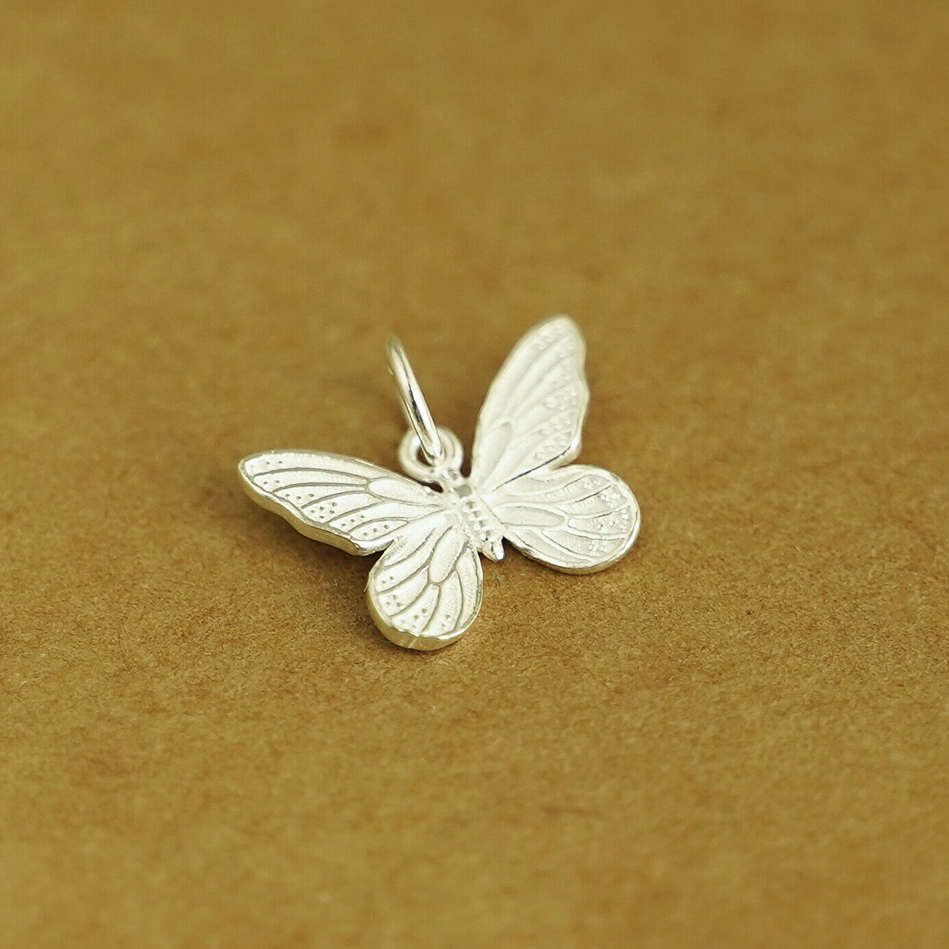 Sterling Silver Butterfly Pendant Charm for Necklace Bracelet II - sugarkittenlondon