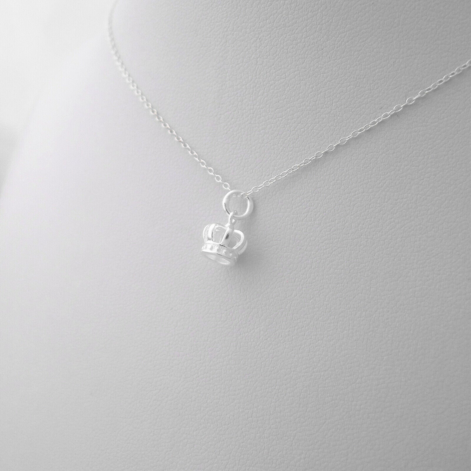Sterling Silver Crown Cross Bead Charm Pendant For Necklace Bracelet - sugarkittenlondon