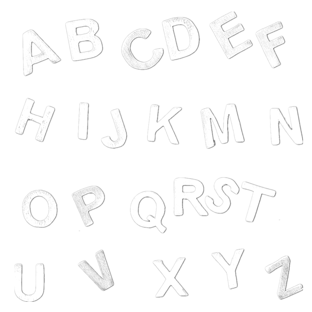 Sterling Silver Alphabet Letter Earrings Sans Serif Matte Initial Studs - sugarkittenlondon