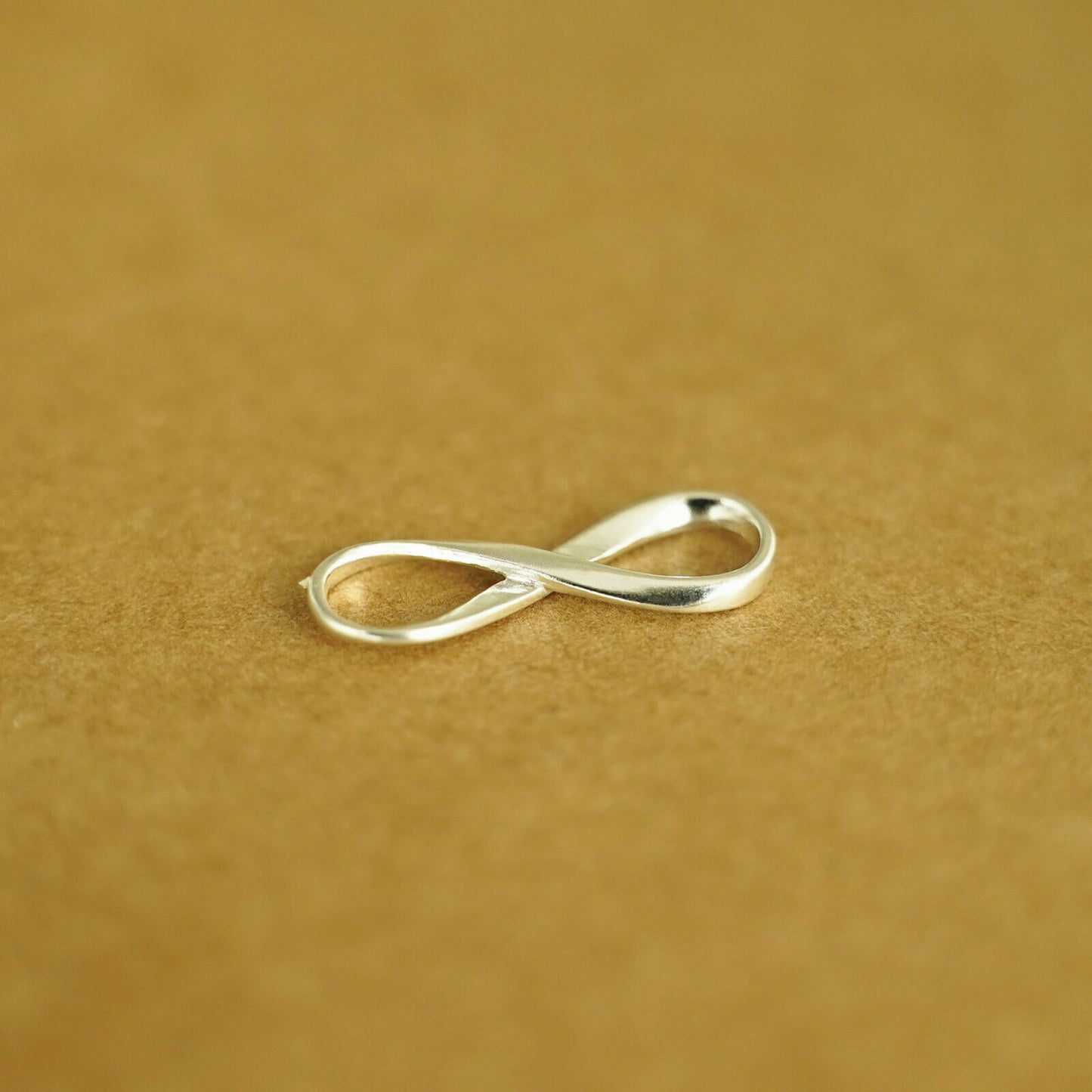 Sterling Silver Infinity Charm Infinite Love Necklace Bracelet Connector - sugarkittenlondon