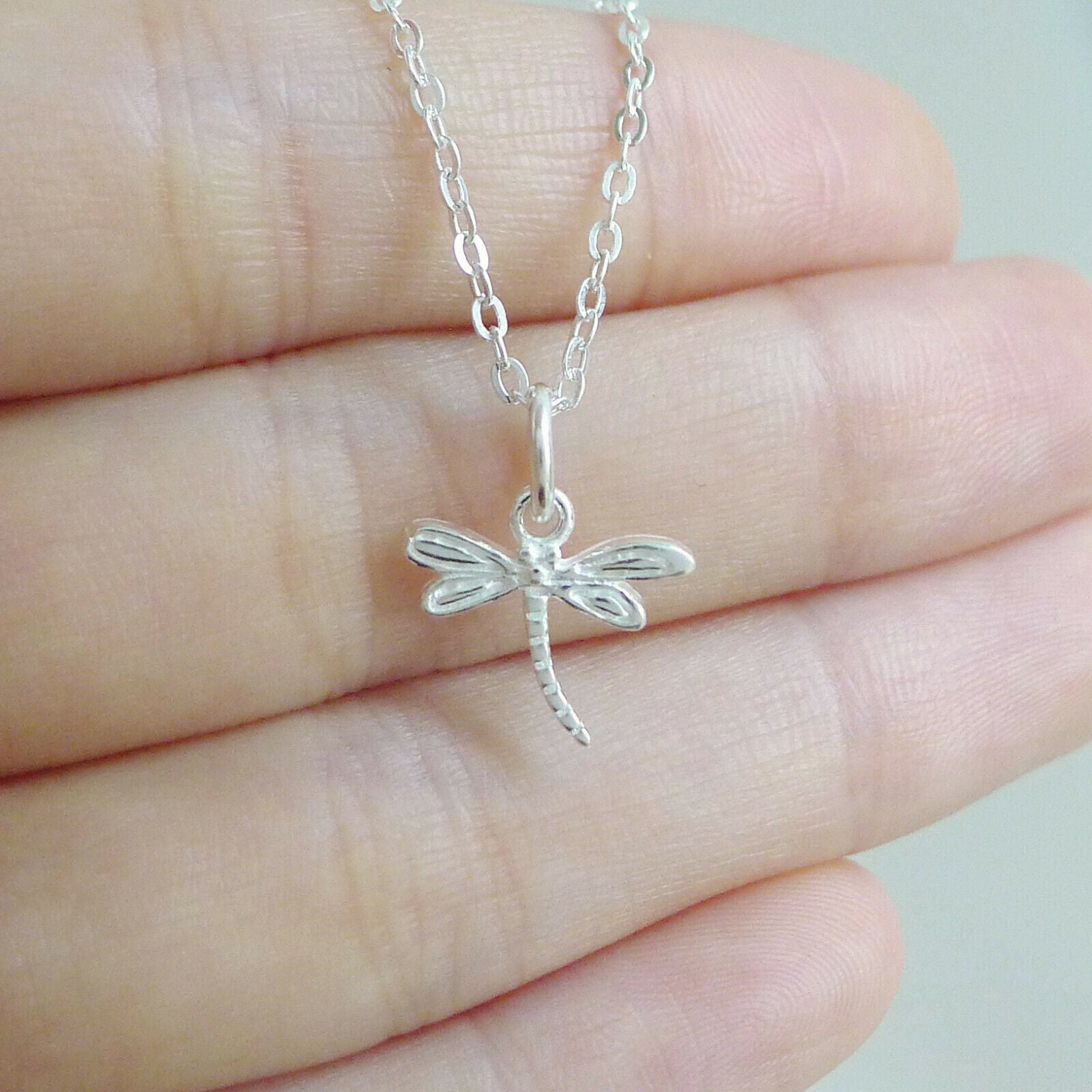 Sterling Silver Dragonfly Pendant For Necklace Bracelet Earrings - sugarkittenlondon