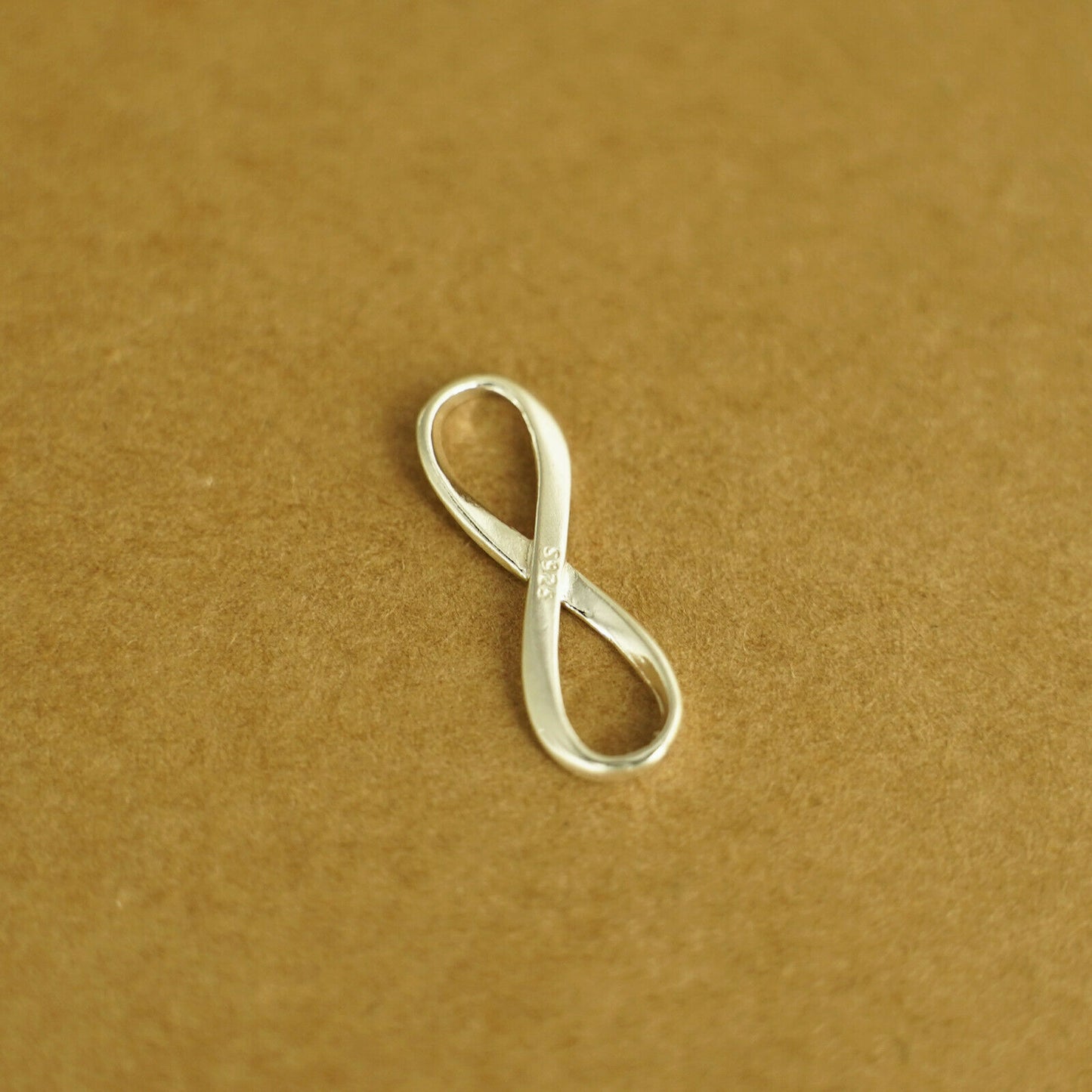 Sterling Silver Infinity Charm Infinite Love Necklace Bracelet Connector - sugarkittenlondon