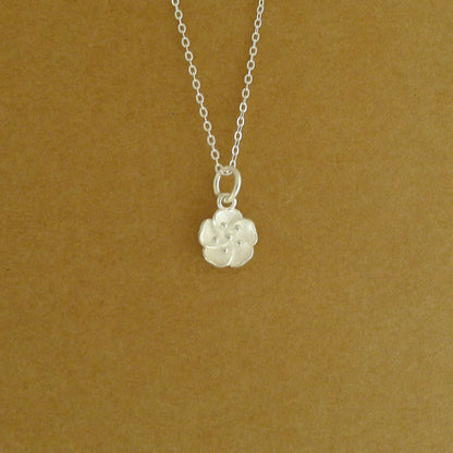 2 Sterling Silver Cherry Blossom Flower Necklace Bracelet Pendant Charm - sugarkittenlondon