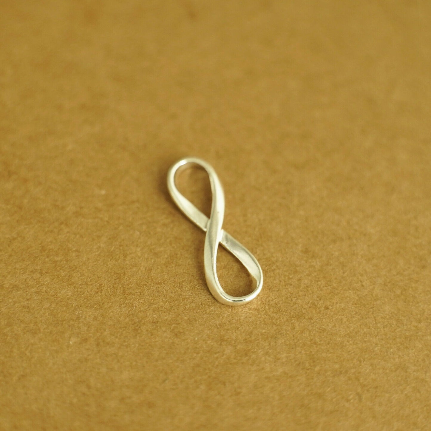 Sterling Silver Infinity Charm Infinite Love Necklace Bracelet Connector - sugarkittenlondon