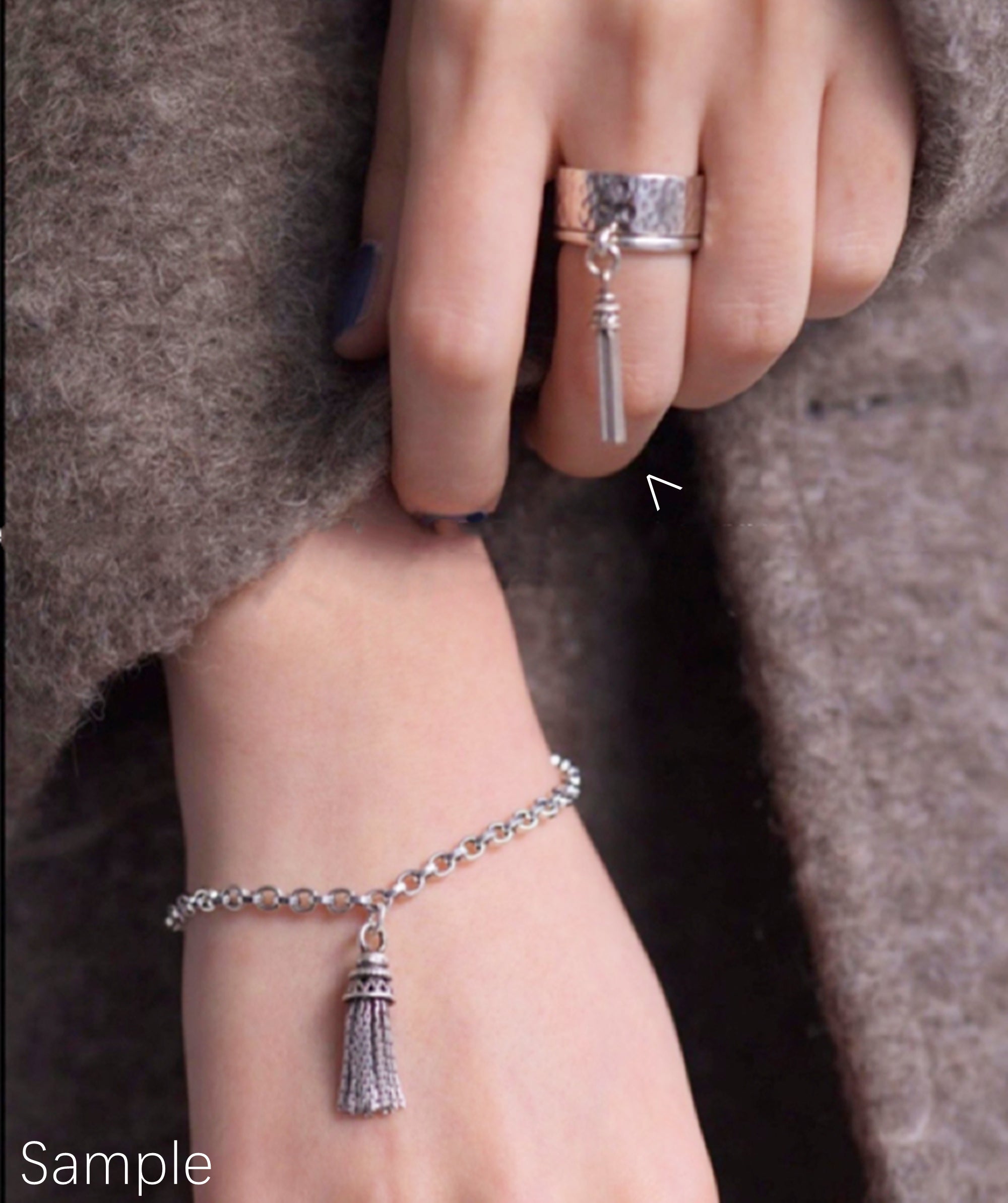Boho Layered Finger Ring Bracelet Silver Slave Bracelet Vintage Tassel Chain  Bracelet Punk Ring Bracelet Gothic Hand Harness