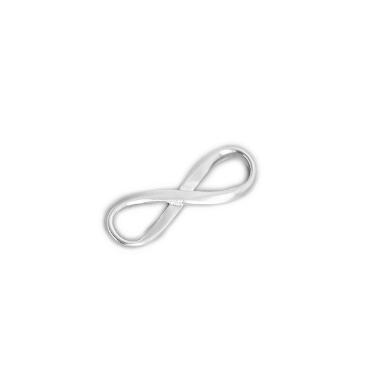 Sterling Silver Infinity Charm Infinite Love Necklace Bracelet Connector - sugarkittenlondon