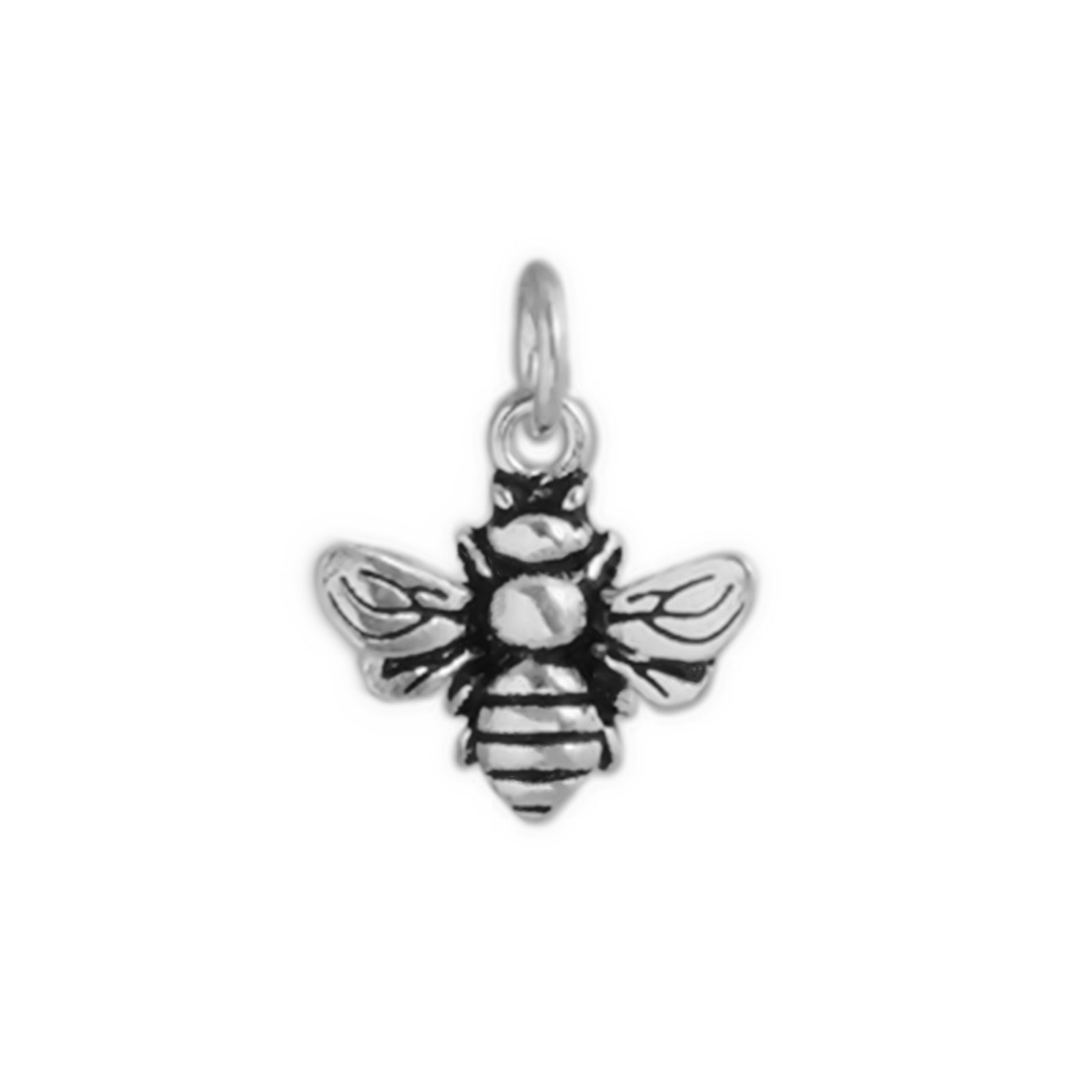 Sterling Silver 3D Bumble Bee Insect Necklace Bracelet Charm Pendant B - sugarkittenlondon