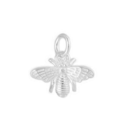 Sterling Silver 3D Bumble Bee Insect Necklace Bracelet Charm Pendant A - sugarkittenlondon